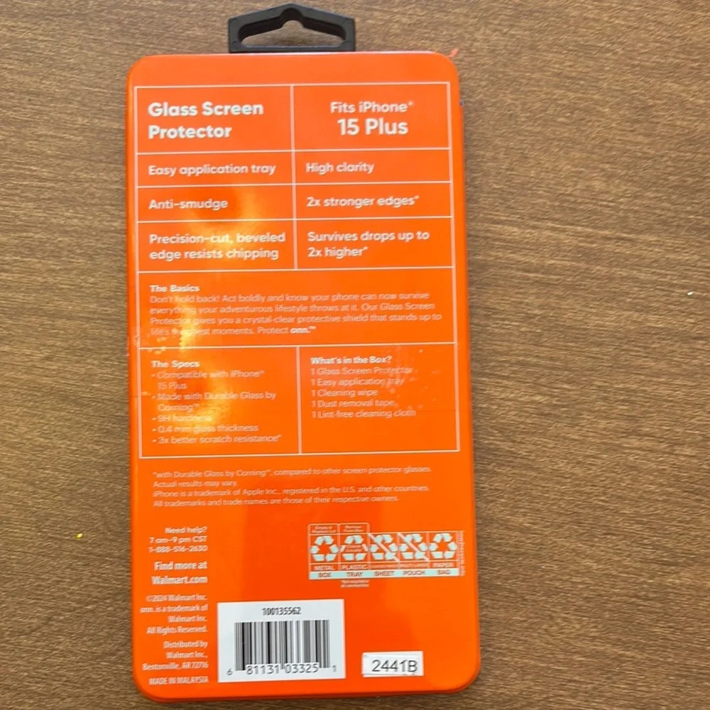 On Running Black Screen Protector for Mobile Devices
